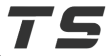 Minimalist black and white TS logo icon for TRYSITE website
